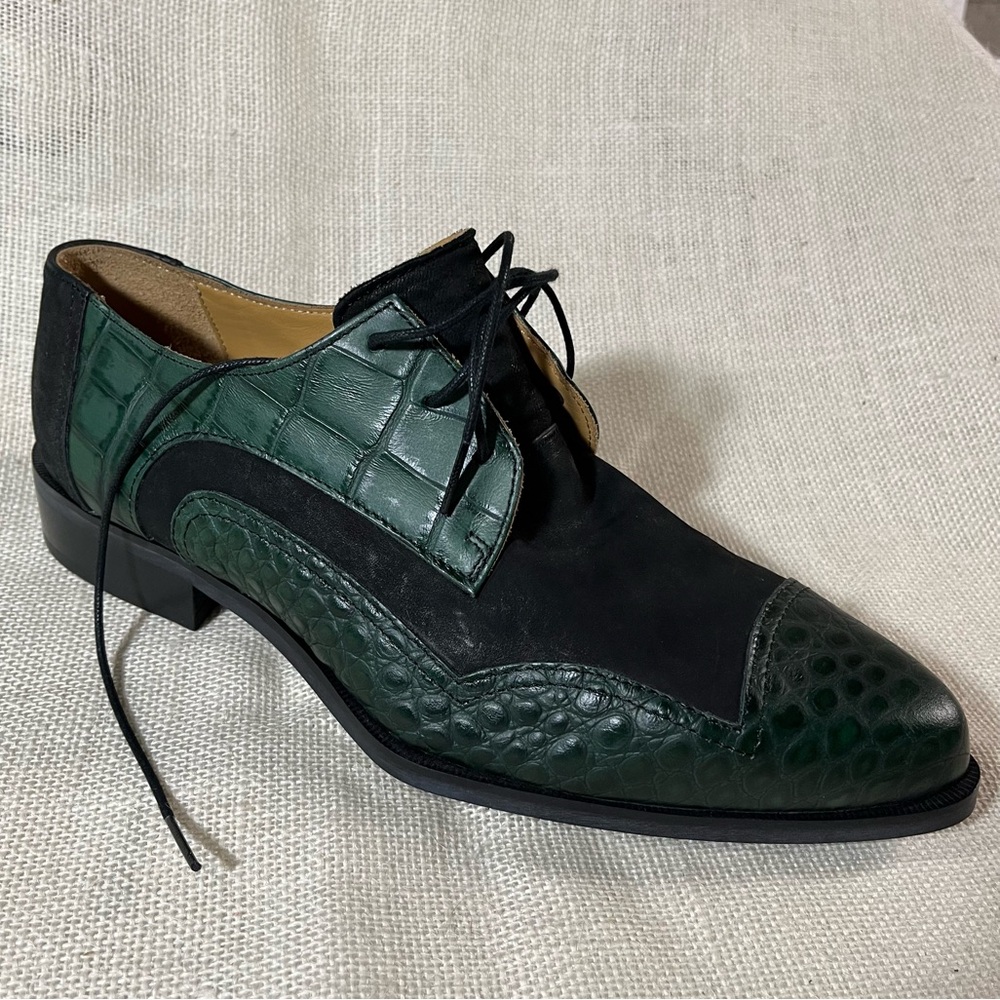 Joh Fluevog Rare Modvog Scalloped Dandolos Ornate Derby Shoe NIB